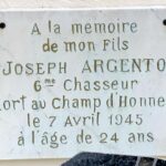 Plaque à la mémoire de Joseph Argento