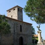 église et monument aux morts sauvian