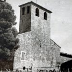 Ancienne vue Ouest église Sauvian Andrée Crouzat