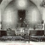 Intérieur de l’église sauvian vers 1950